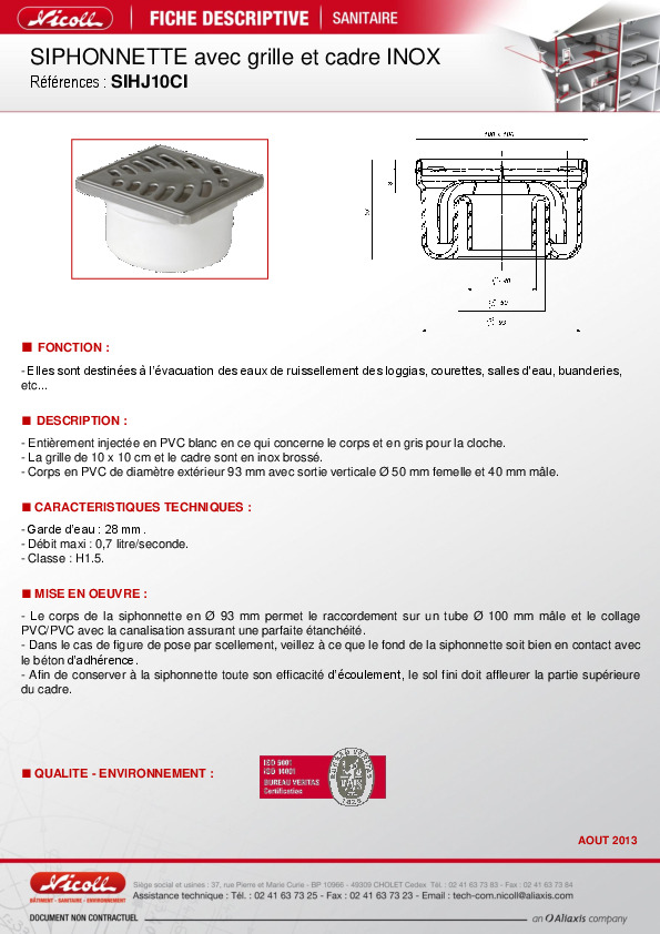 Fiche produit