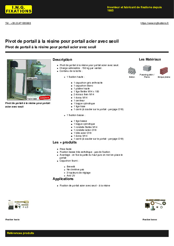 Fiche produit