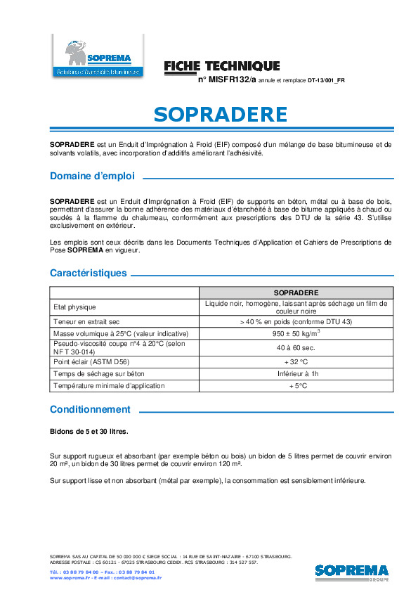 Fiche produit