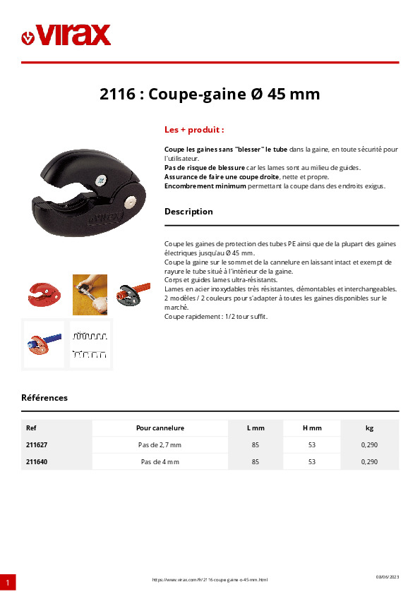 Fiche produit