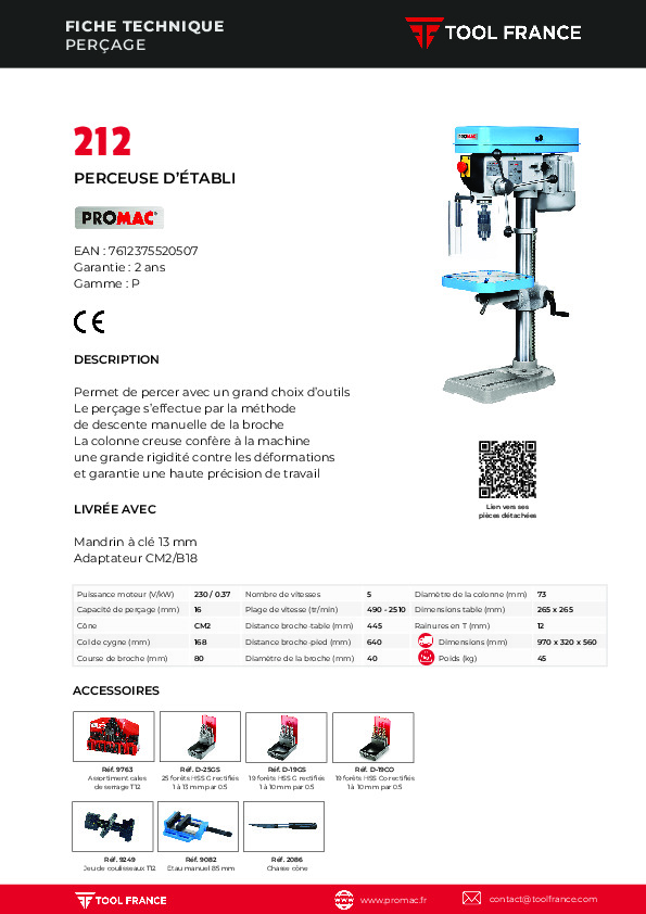 Fiche produit