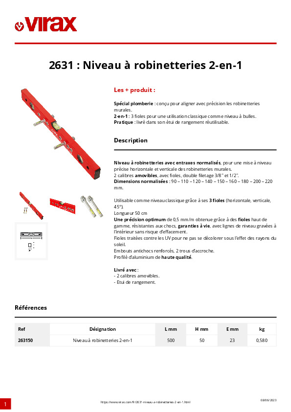 Fiche produit