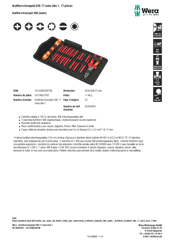 Fiche produit