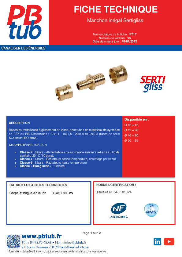 Fiche produit