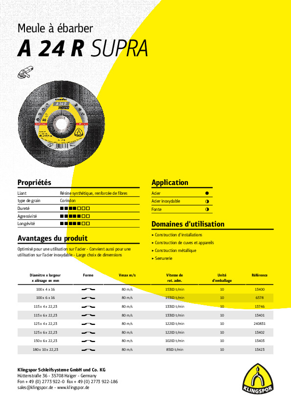 Fiche produit