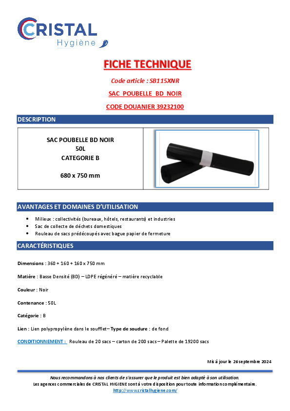 Fiche produit