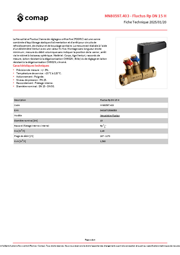 Fiche produit