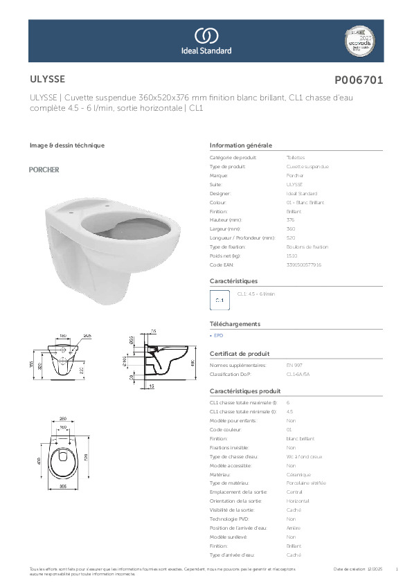 Fiche produit
