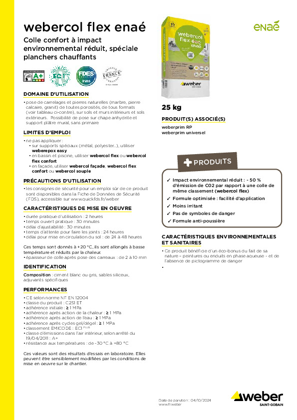 Fiche produit