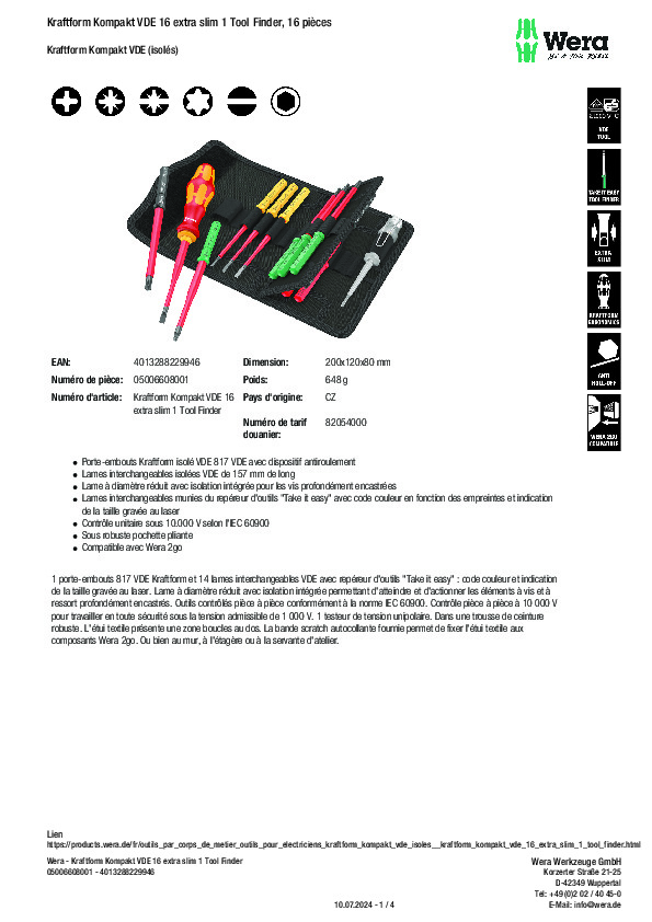 Fiche produit