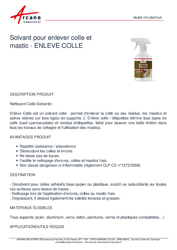 Fiche produit
