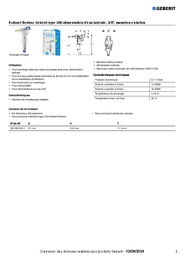Fiche produit