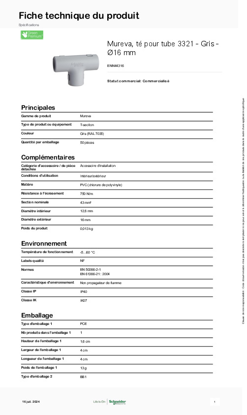 Fiche produit