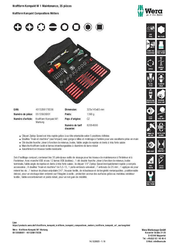 Fiche produit