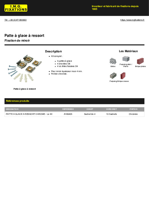 Fiche produit