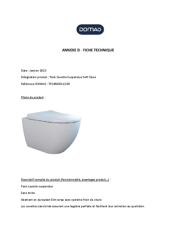 Fiche produit