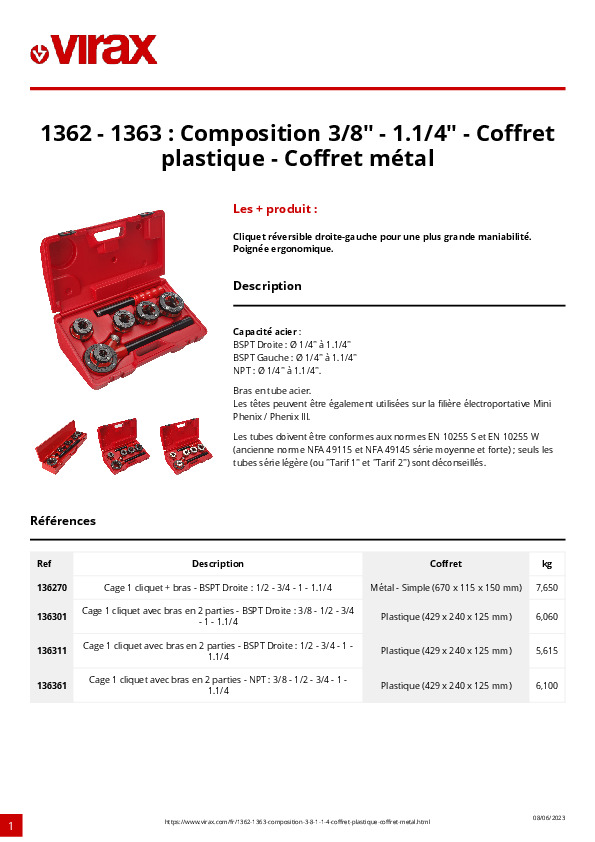 Fiche produit