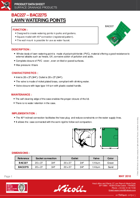Fiche produit