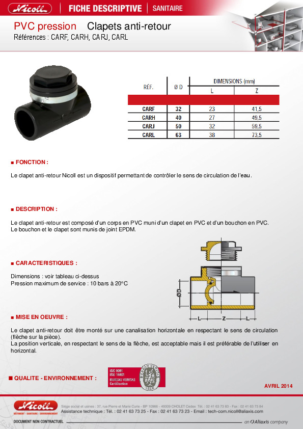 Fiche produit