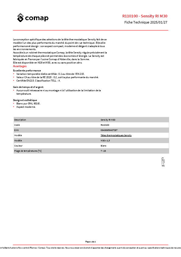 Fiche produit