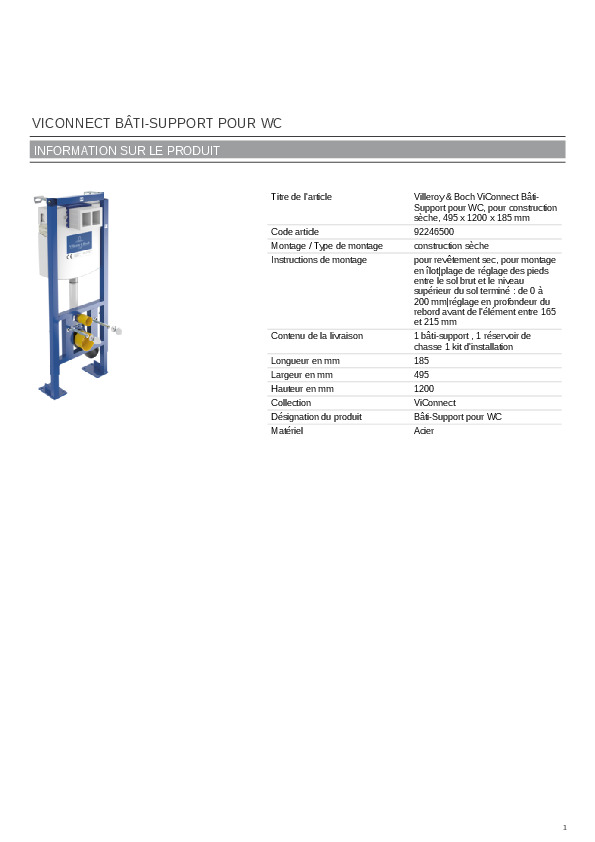 Fiche produit