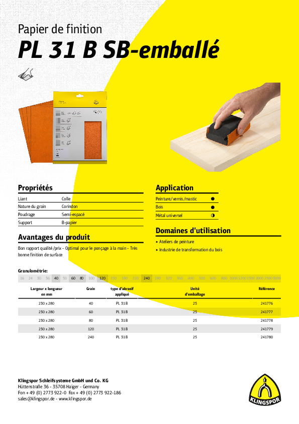 Fiche produit