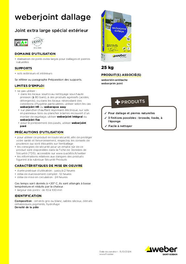 Fiche produit