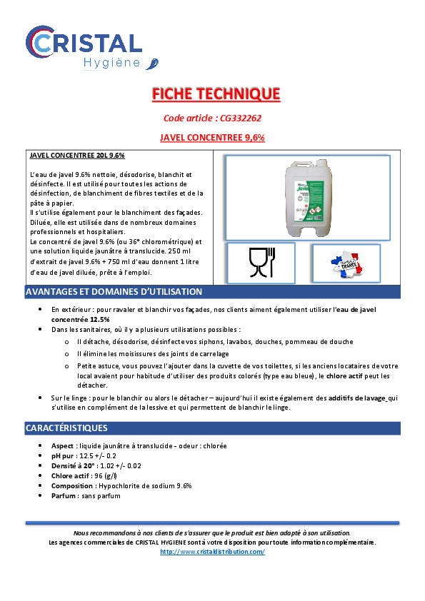 Fiche produit