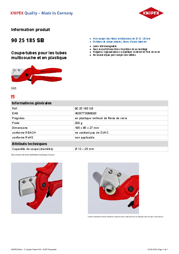 Fiche produit