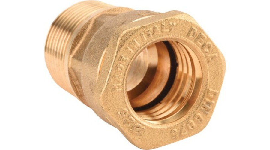 MAMELON LAITON A COMPRESSION Ø25 - 3/4 DROIT