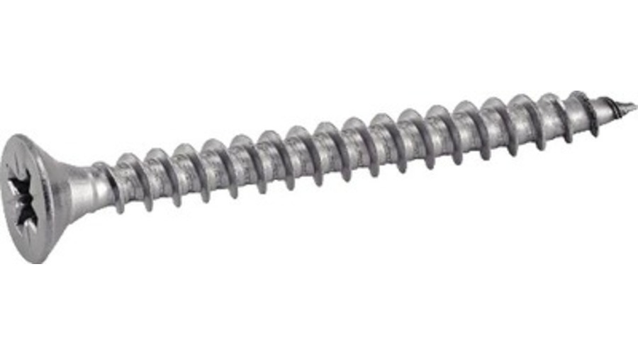 VIS BOIS AGGLO INOX TF PZ A2 4X40 /200