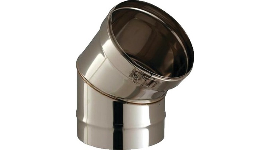 Coude inox 316 soudé plissé Condensor