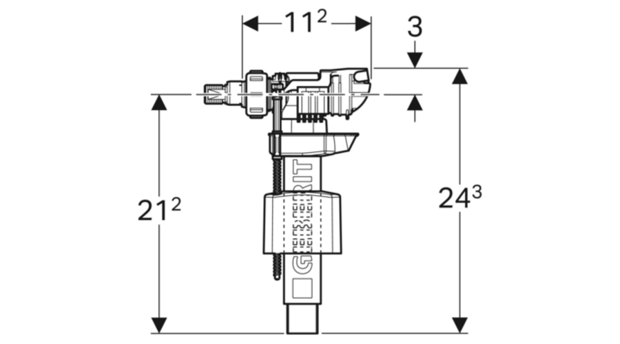 Robinet flotteur WC FIC [*** Robinet flotteur WC FIC ***]