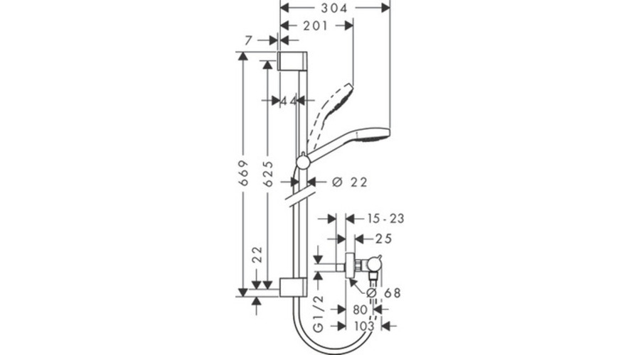 colonne de douche Hansgrohe [*** colonne de douche Hansgrohe ***]