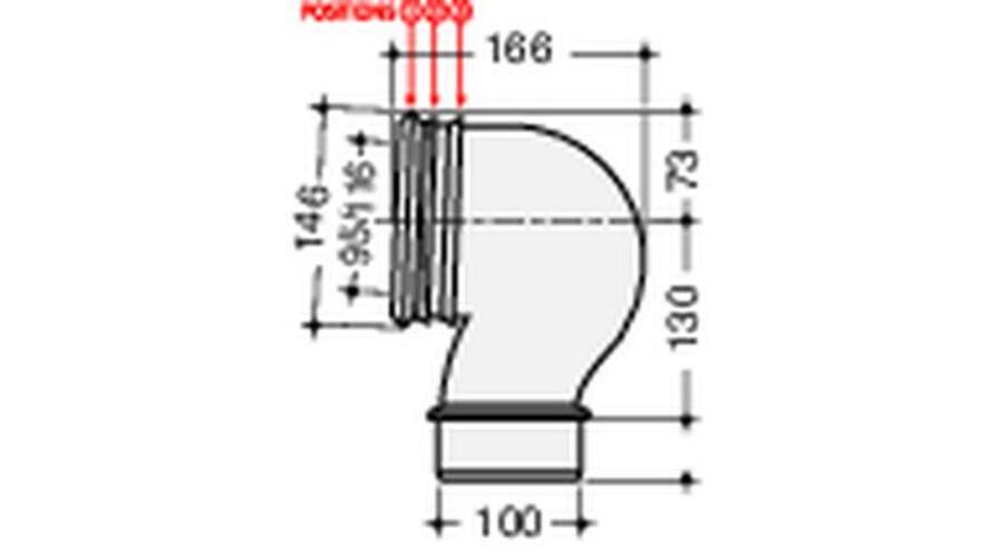 Pipe WC sortie verticale NICOLL [*** Pipe WC sortie verticale NICOLL ***]
