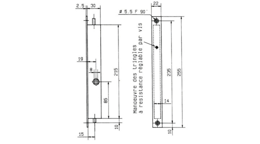 Serrure encastrer porte FIC [*** Serrure encastrer porte FIC ***]