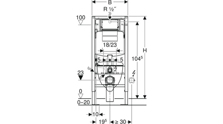 Bati cuvette suspendue FIC [*** Bati cuvette suspendue FIC ***]