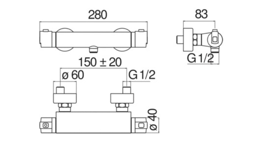 mitigeur thermostatique Nobili [*** mitigeur thermostatique Nobili ***]