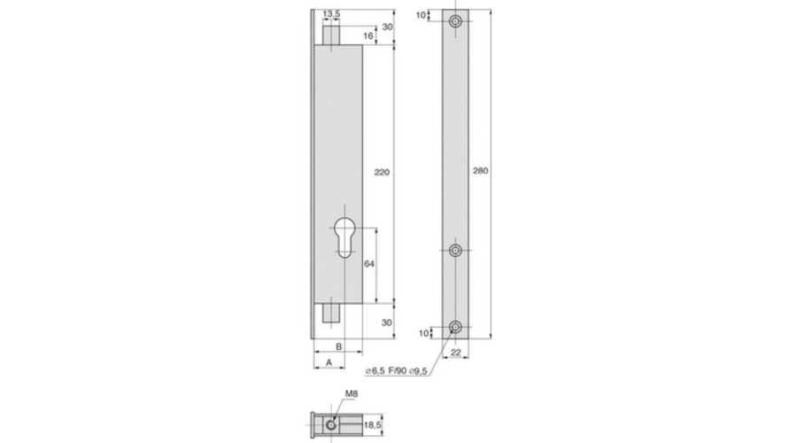 Serrure encastrer porte FIC [*** Serrure encastrer porte FIC ***]