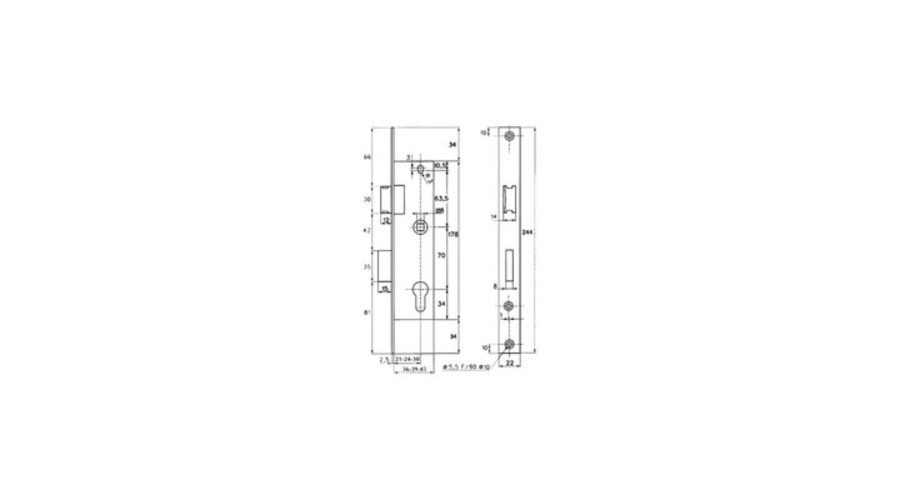 Serrure encastrer FIC porte [*** Serrure encastrer FIC porte ***]