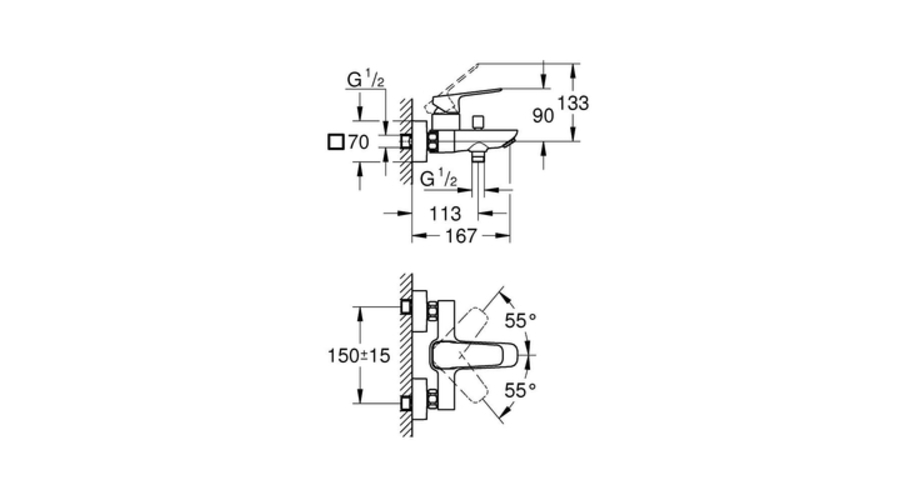 Mitigeur bain/douche FIC [*** Mitigeur bain/douche FIC ***]