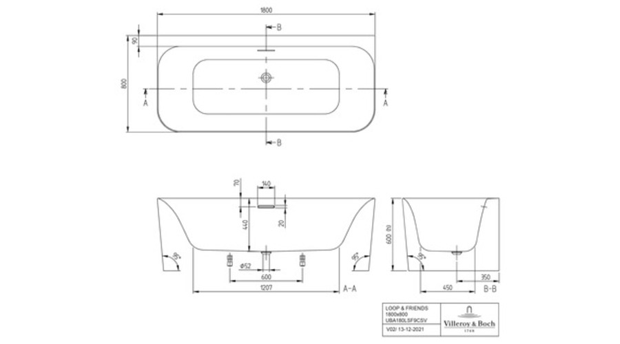 Baignoire Loop FIC Villeroy [*** Baignoire Loop FIC Villeroy ***]