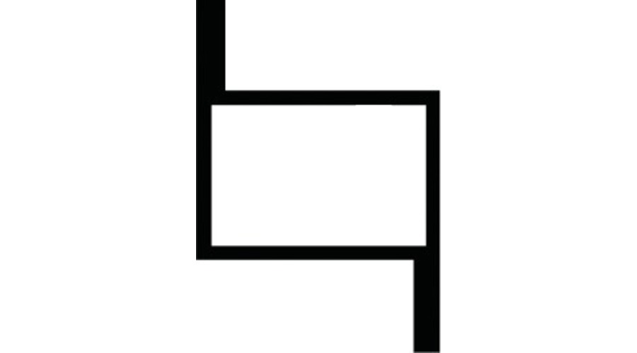 Tube serrurier ailette FIC fer [*** Tube serrurier ailette FIC fer ***]