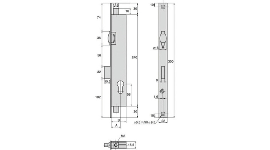 Serrure encastrer FIC porte [*** Serrure encastrer FIC porte ***]