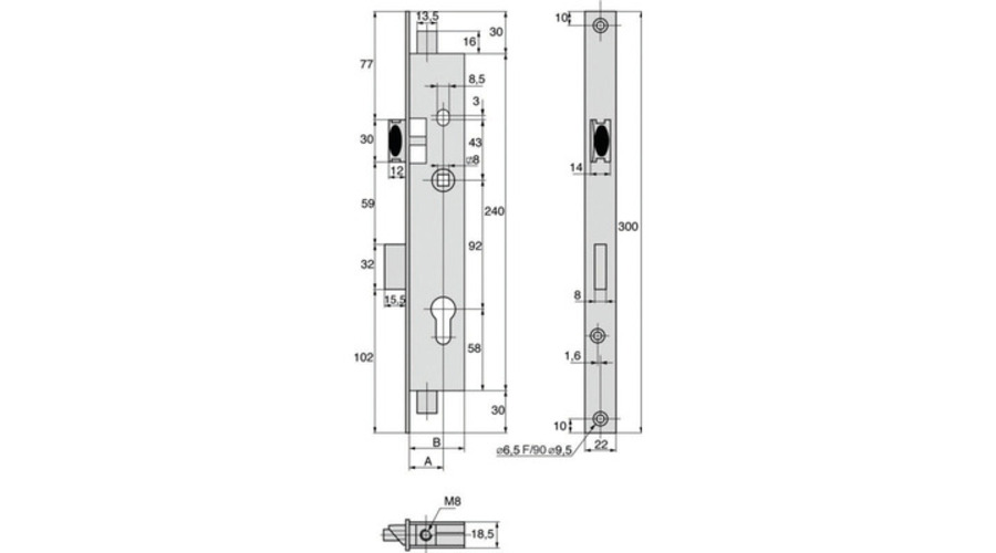 Serrure encastrer FIC porte [*** Serrure encastrer FIC porte ***]